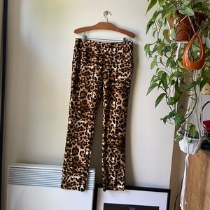 Leopard print pants